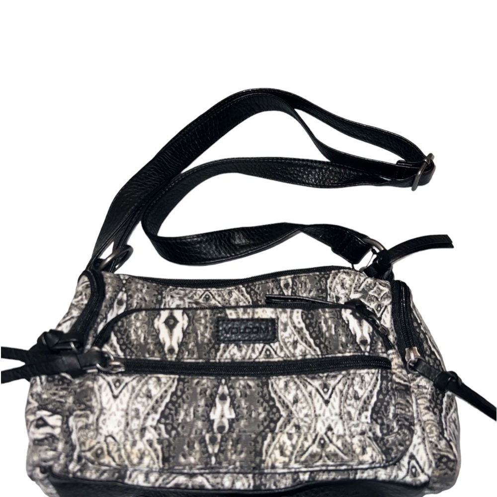Volcom black and white cross body